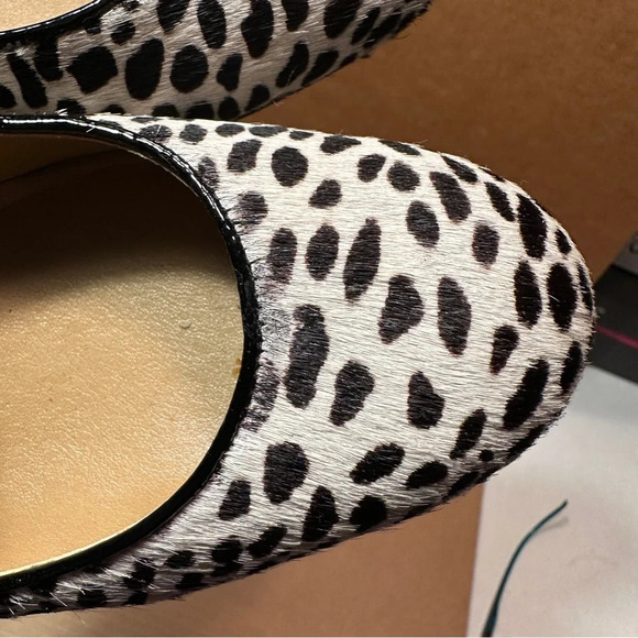 Ann Taylor Kamela Wedge Haircalf shoes in winter white, size 8. 3" heel. - Picture 7 of 14